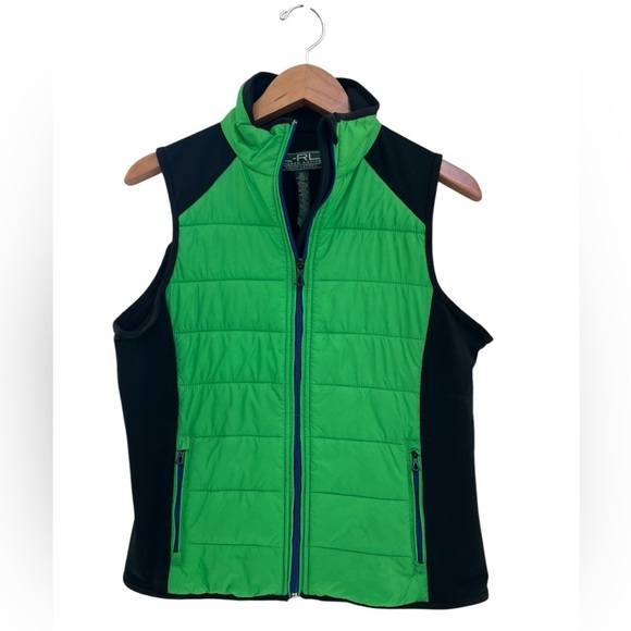 Lauren Ralph Lauren Women’s Quilted Vest Full Zip Pockets  Size Medium - Picture 1 of 6
